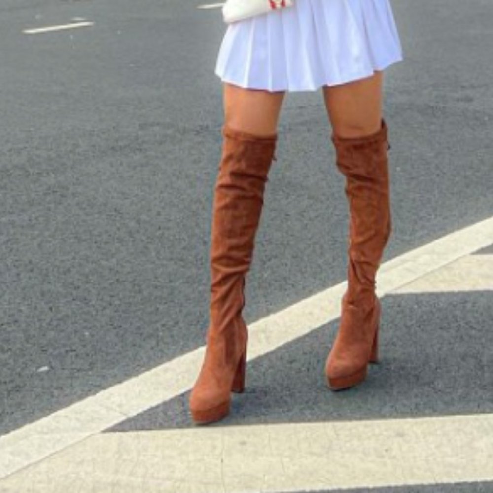 Casandra Block Heel Boot - image 1